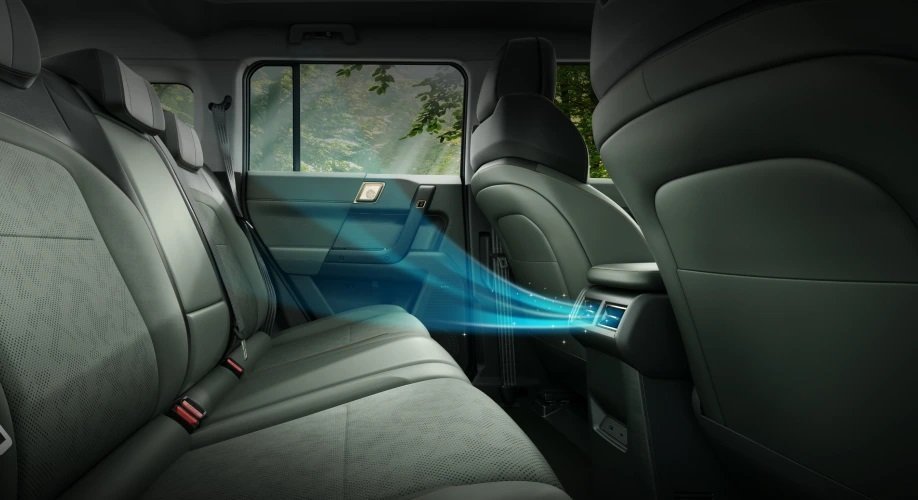 Second Row AC with PM 2.5 Filter Air